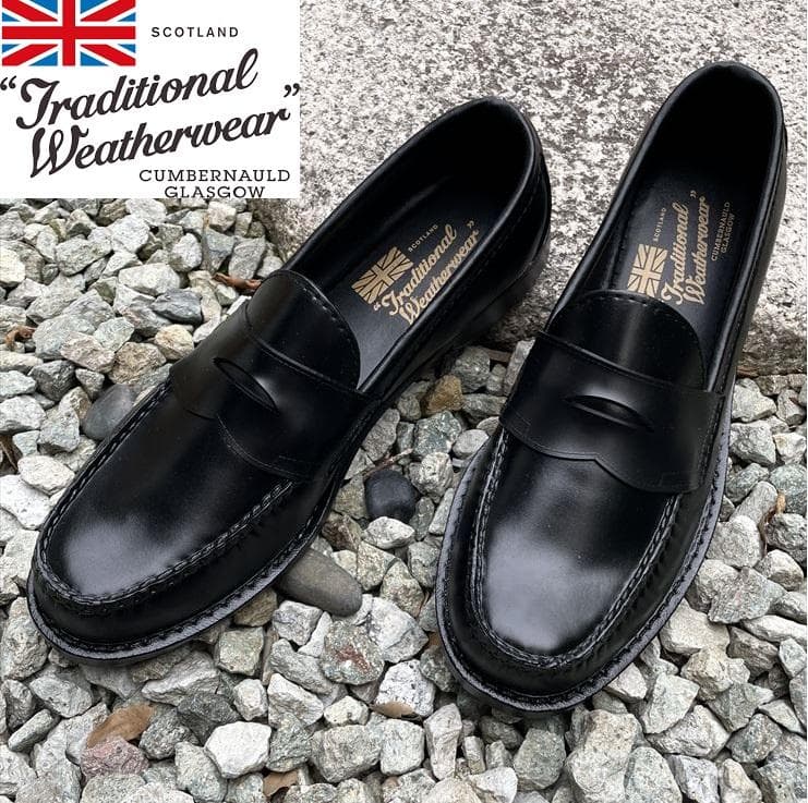 トラディショナルウェザーウェア ローファー レインシューズ 36(190)