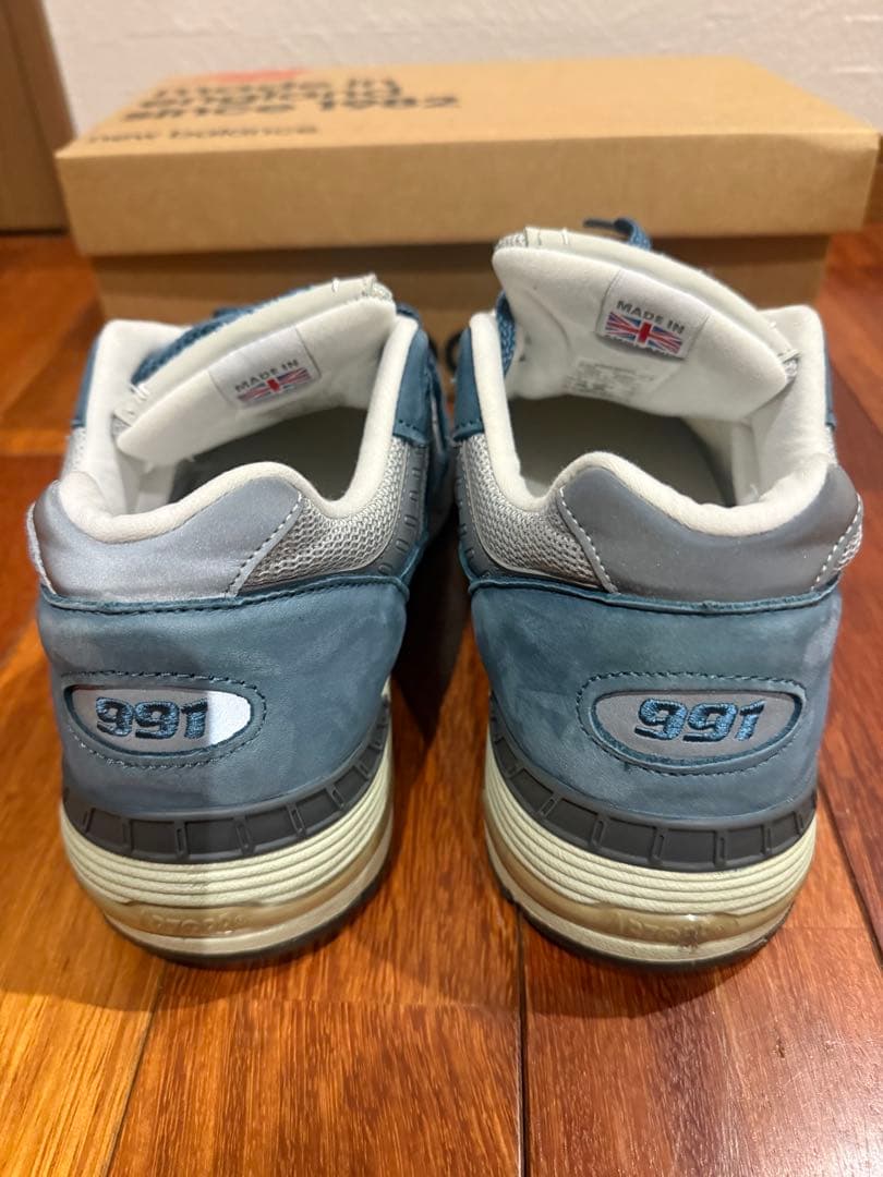 New Balance 991 スニーカー ブルー/グレー
