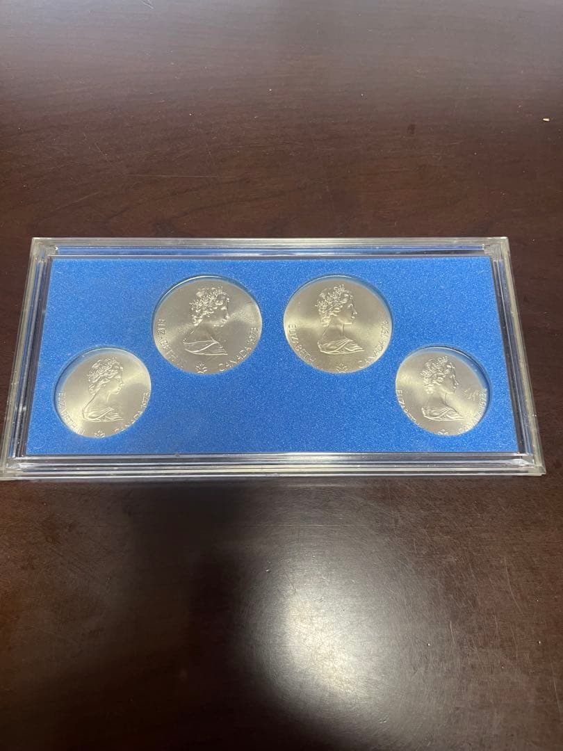 オリンピックモントリオール大会 銀貨4枚セット