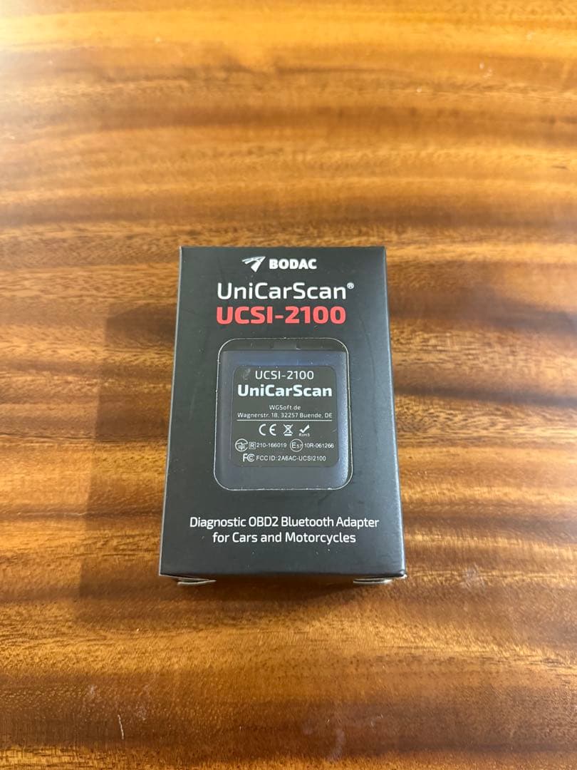 コーディング　BODAC UniCarScan UCSI-2100