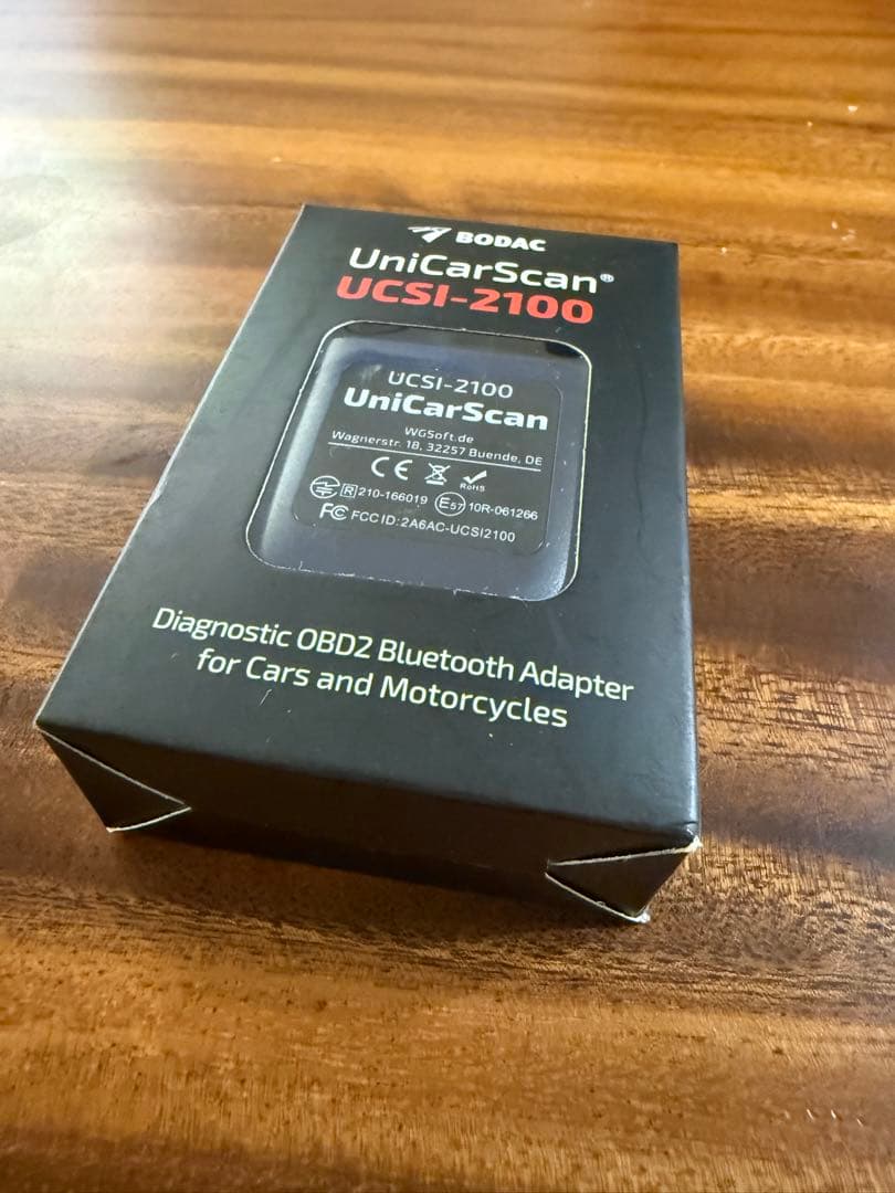 コーディング　BODAC UniCarScan UCSI-2100