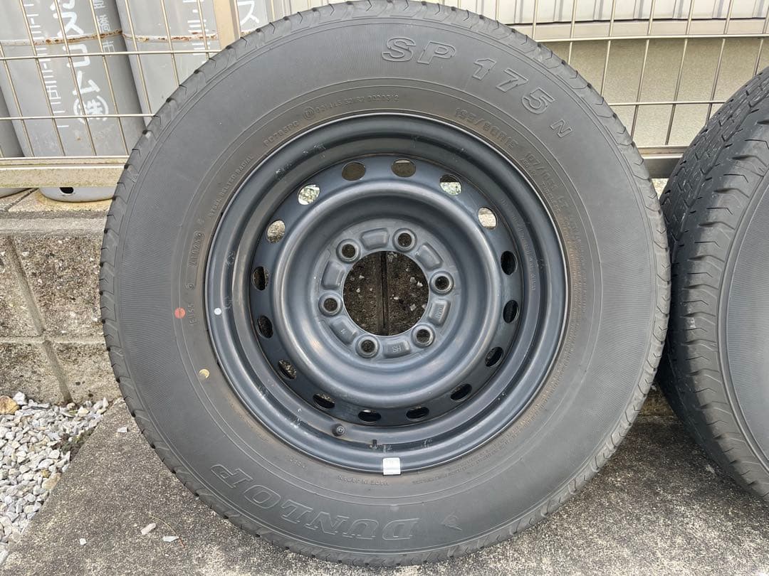 ハイエース　純正　DUNLOP 195/80R15 タイヤホイール4本セット