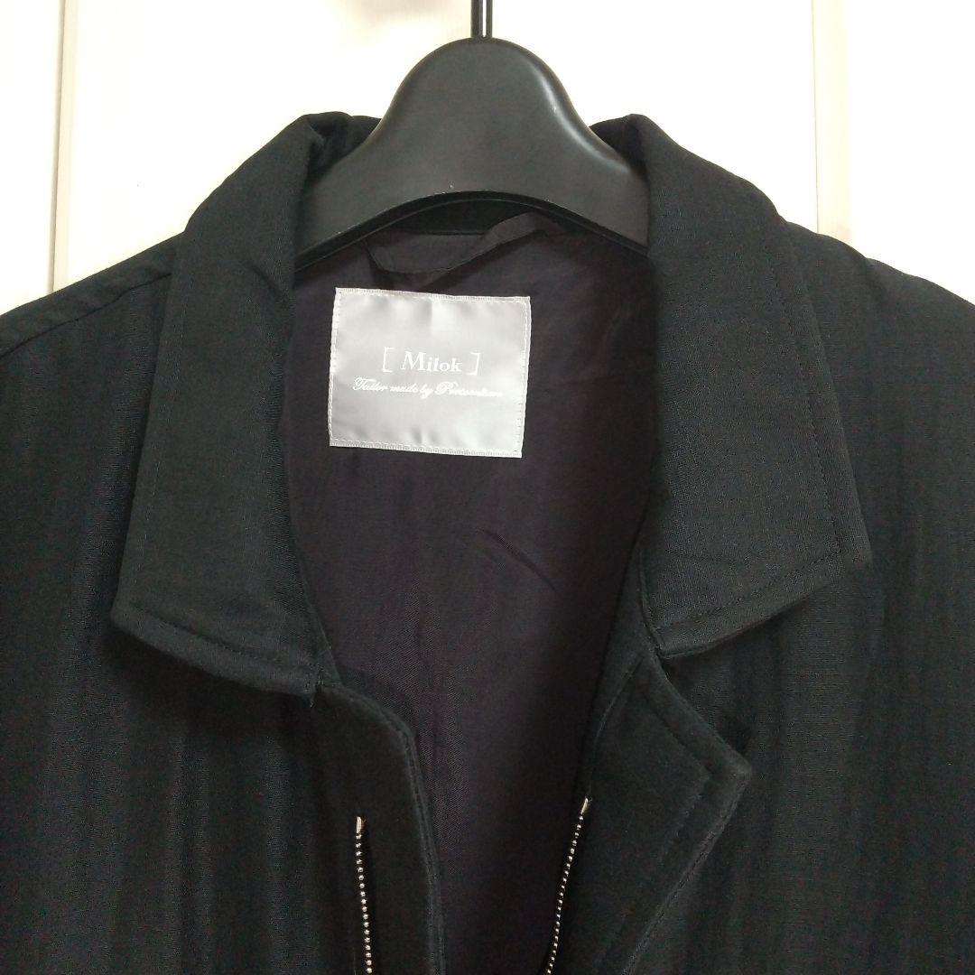 新品 Milok DOUBLE WEAVE ZIP BLOUSON ブラック