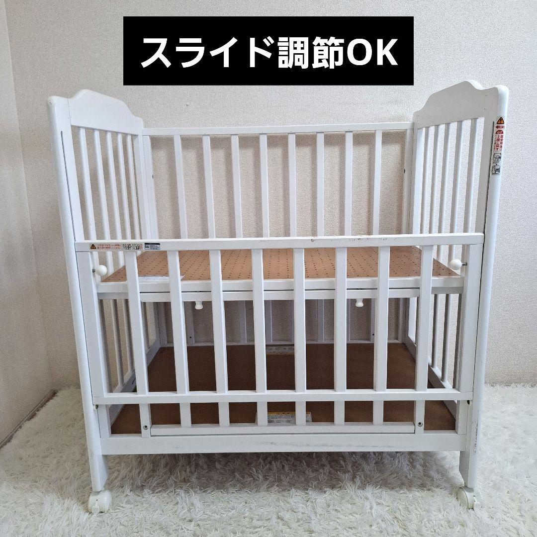 【全国一律送料無料】KATOJI 木製 ミニタッチベビーベッド ホワイト