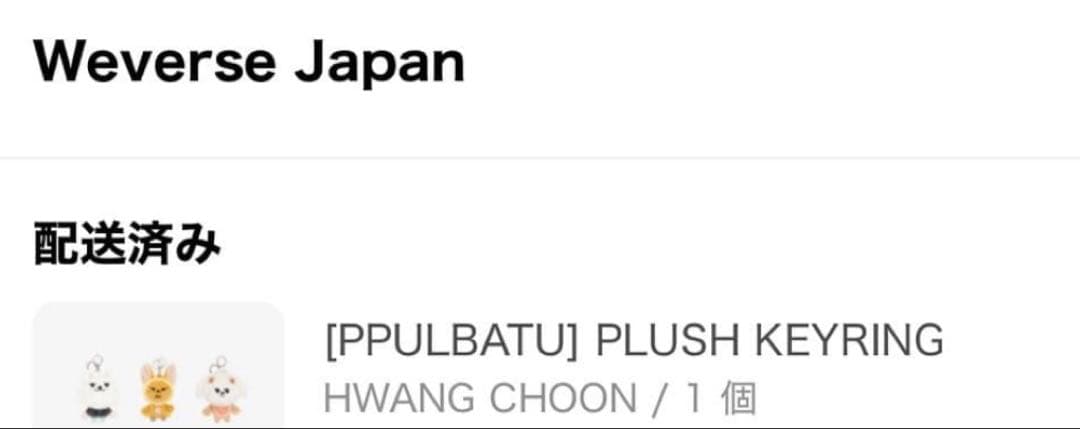 【TXT】PPULBATU キーリング ファンチュン 初期