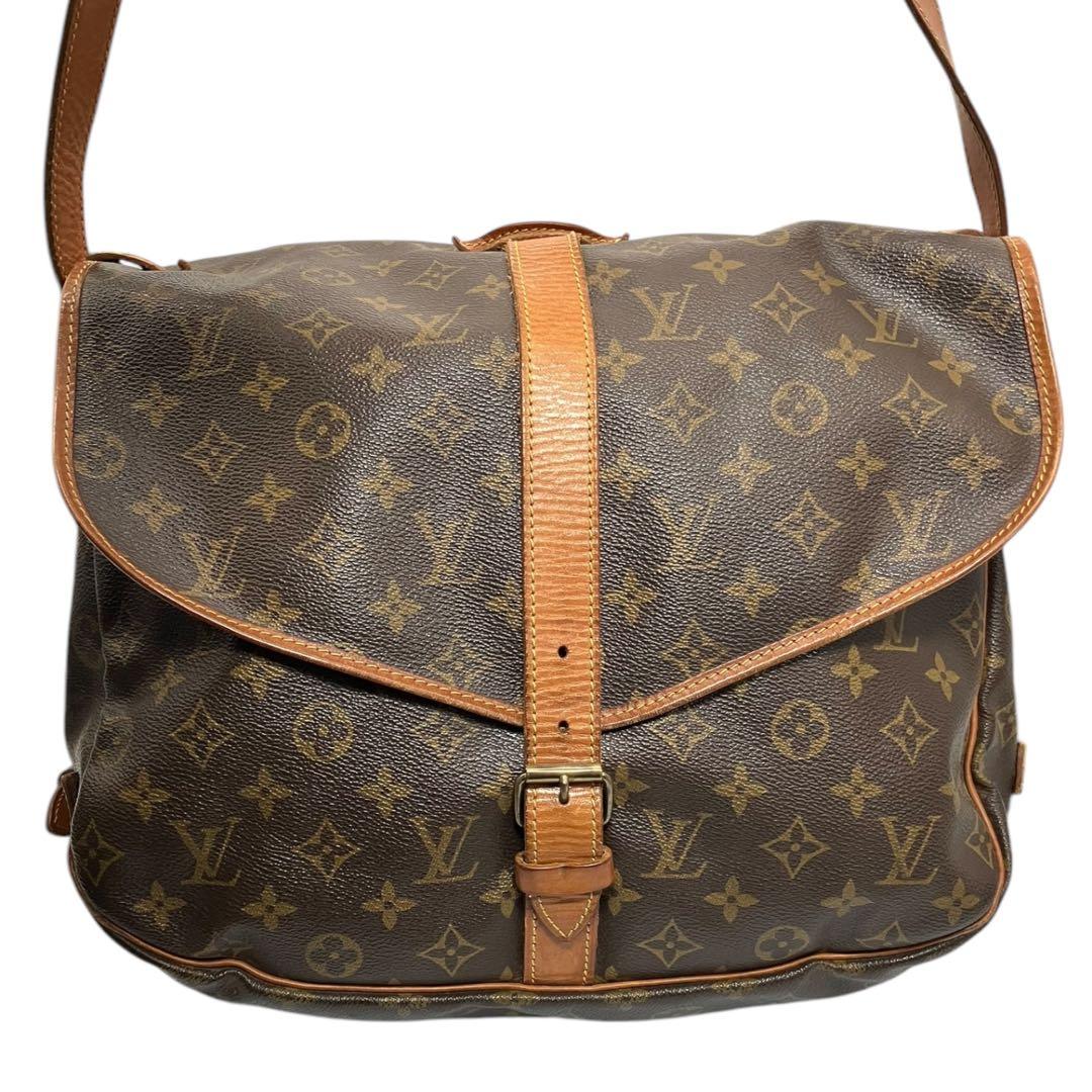 ルイヴィトン　ソミュール　モノグラム　メッセンジャーバッグ　24120403