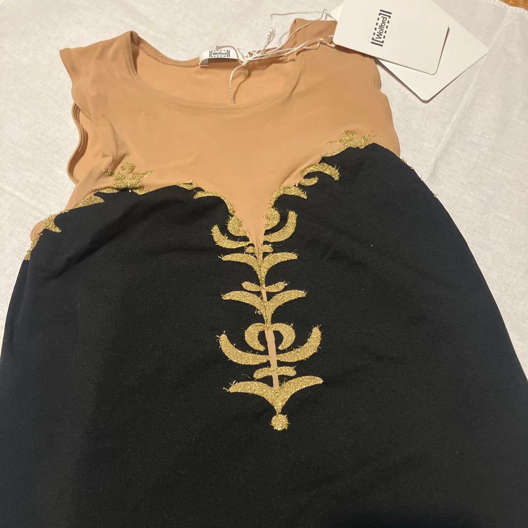 ②ウォルフォード ボディスーツ 黒 ビスチェ Wolford S/M ブラック