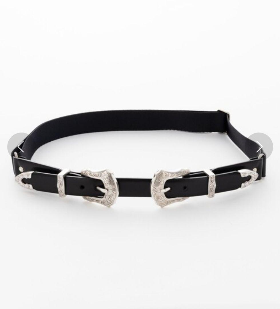 TOGA　Double buck nylon belt　ダブルバックルベルト