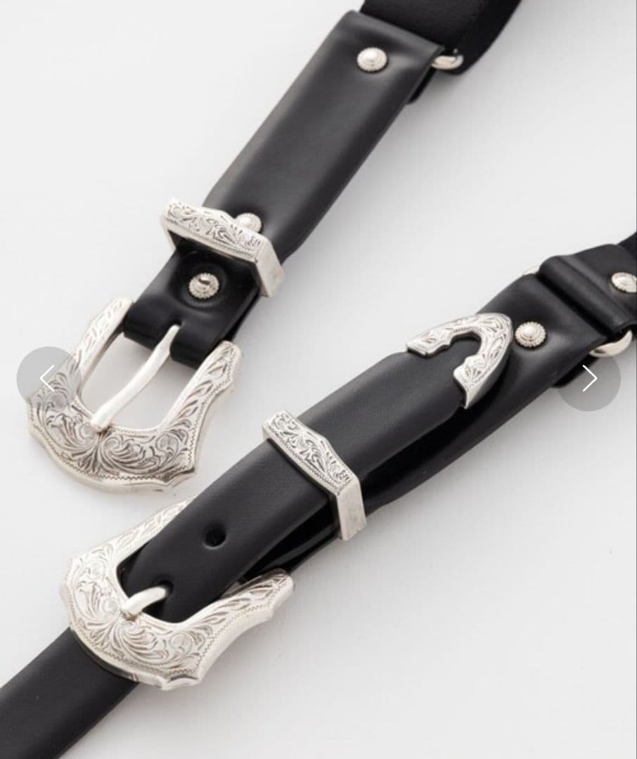 TOGA　Double buck nylon belt　ダブルバックルベルト