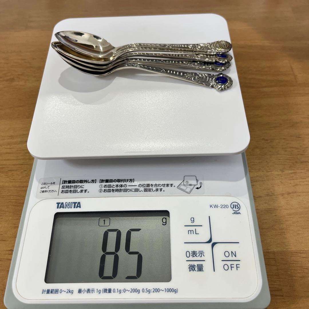 銀製スプーン ２種5本
