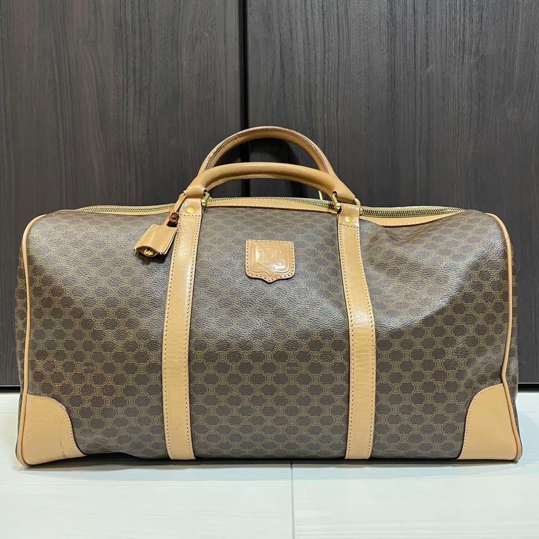 CELINE セリーヌ　ボストンバック　鍵付き　マカダム