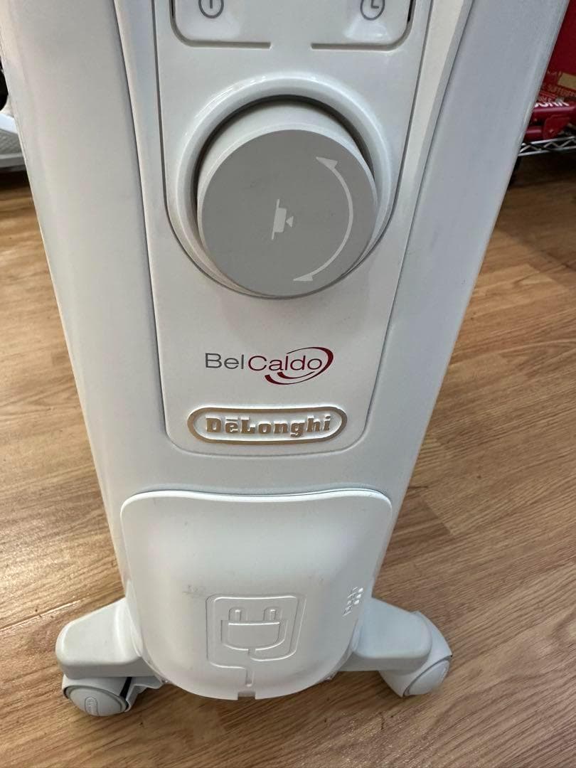 美品 デロンギ ベルカルド rhj75v0915-gy  ヒーター リモコンあり