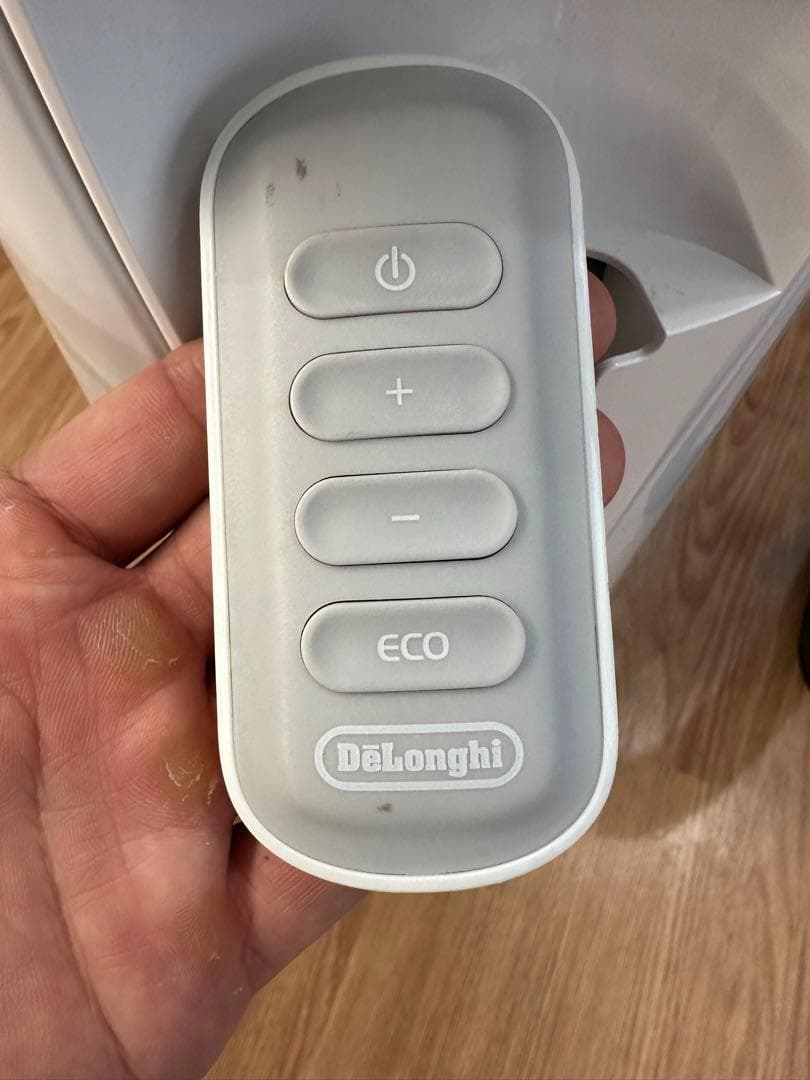 美品 デロンギ ベルカルド rhj75v0915-gy  ヒーター リモコンあり