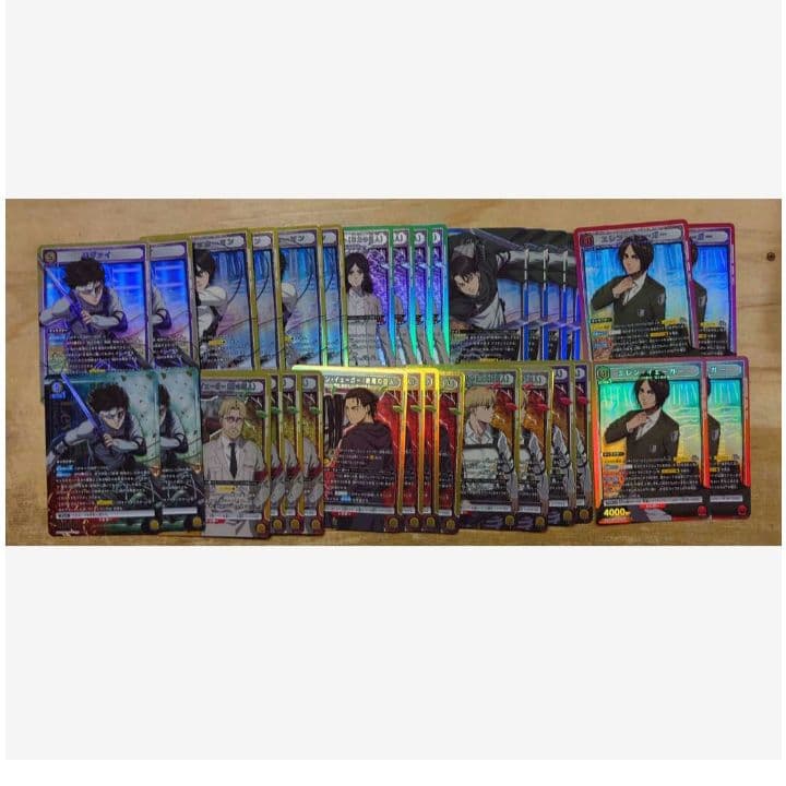 ユニアリ進撃の巨人 全色 SR・UC・C 各4枚セット 4コンセット+Vol.2