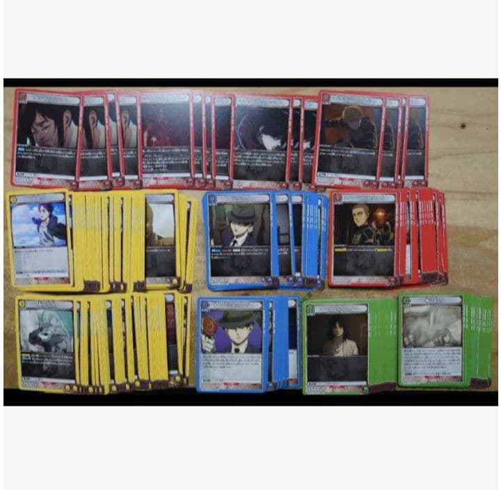 ユニアリ進撃の巨人 全色 SR・UC・C 各4枚セット 4コンセット+Vol.2