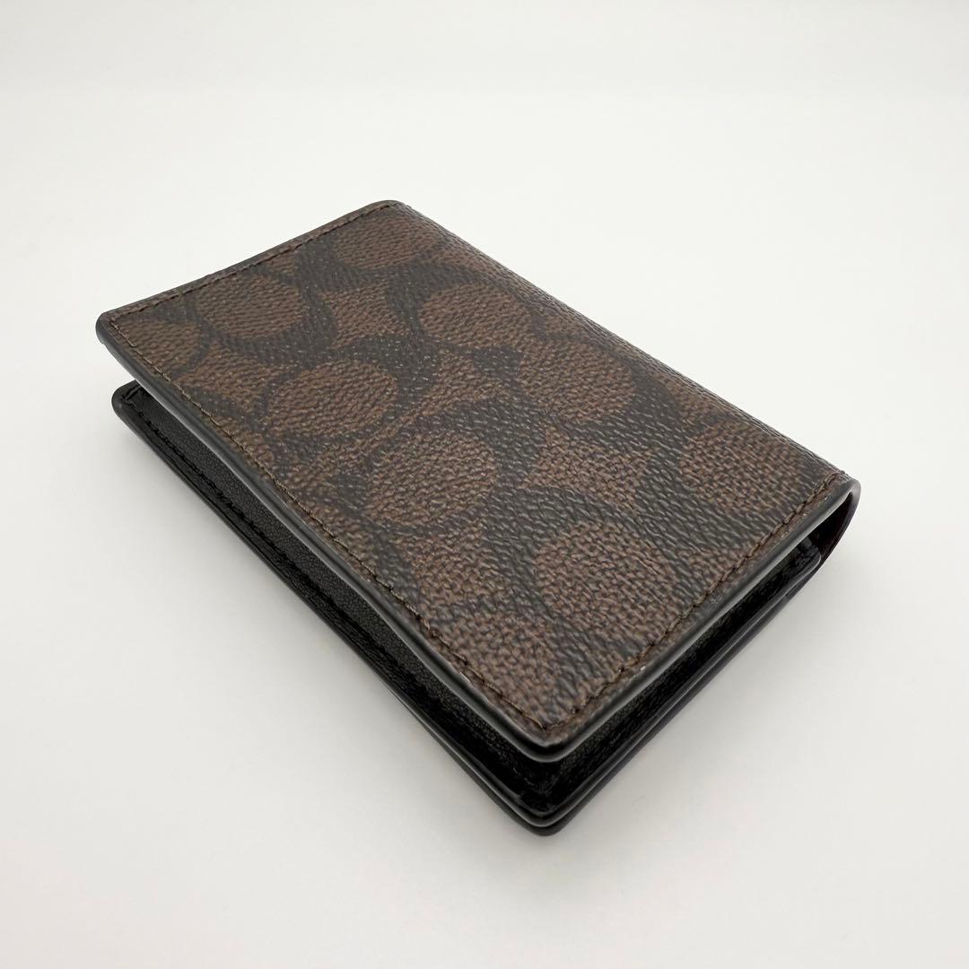 COACH ★大人気★ ビジネス カードケース シグネチャー 名刺入れ 新品