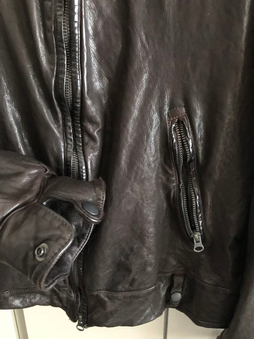 サージュデクレ　レザー ライダース