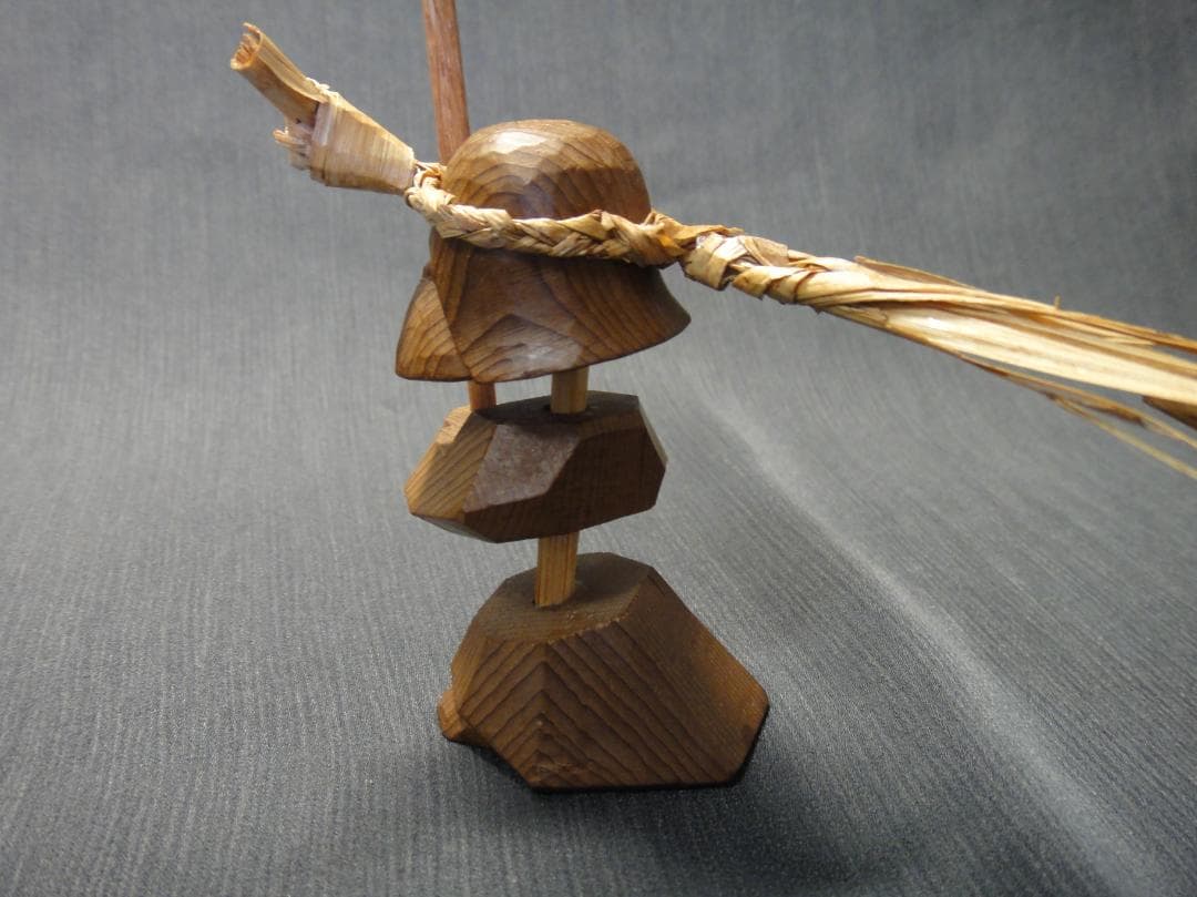 e*n様 希少 藤戸竹喜　ユーカラエカシ　木彫り 彫刻　置物　 アイヌ