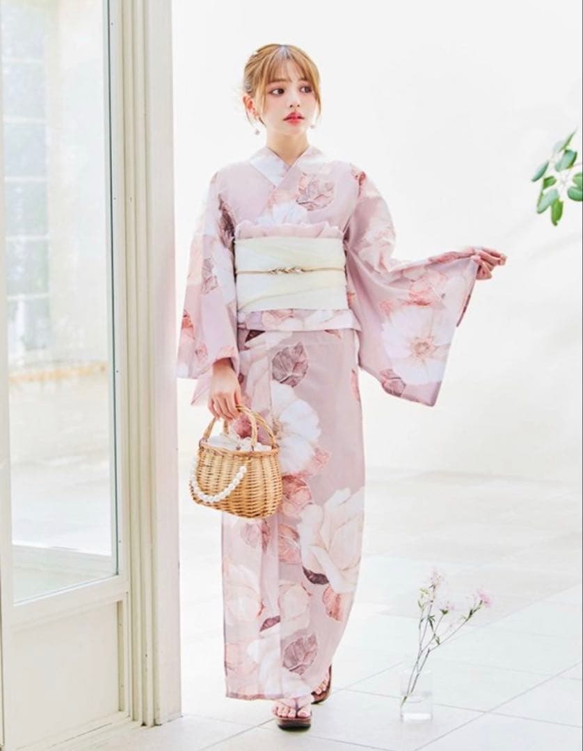suger 浴衣　pink