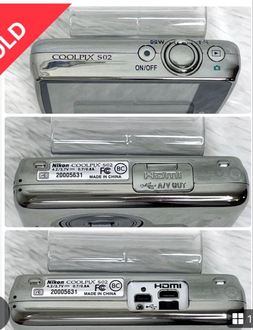 Nikon COOLPIX S02 コンパクトデジタルカメラ