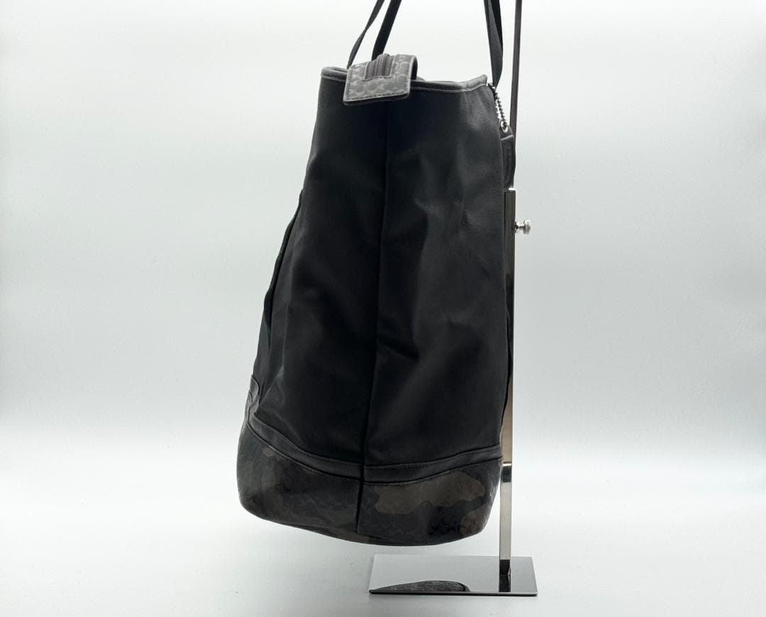 COACH F70832 ウィークエンド トートバッグ カモフラ柄 ポーチ付