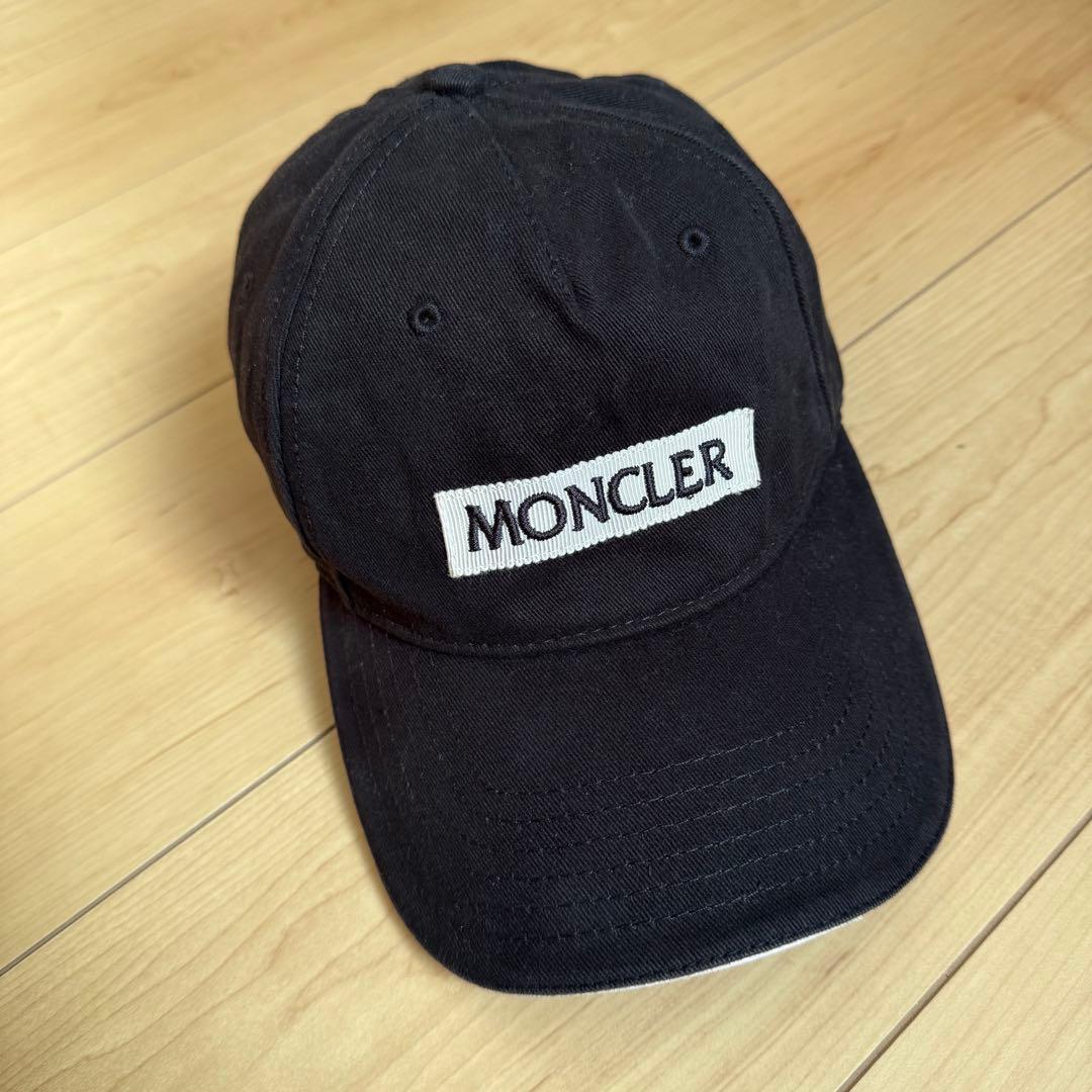 MONCLER ネイビー ベースボールキャップ