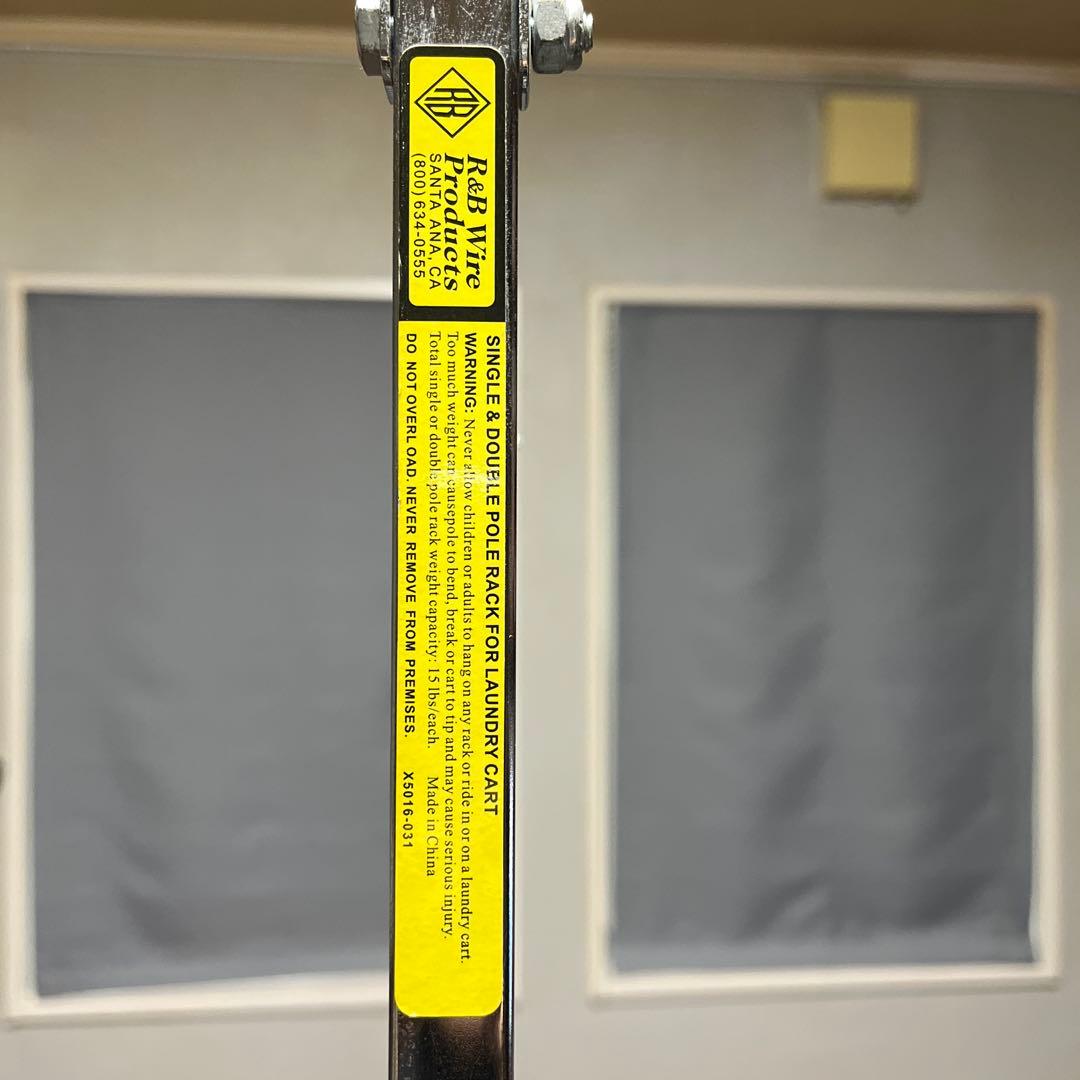 R&B Wire Products　ランドリーカート　アメリカ製