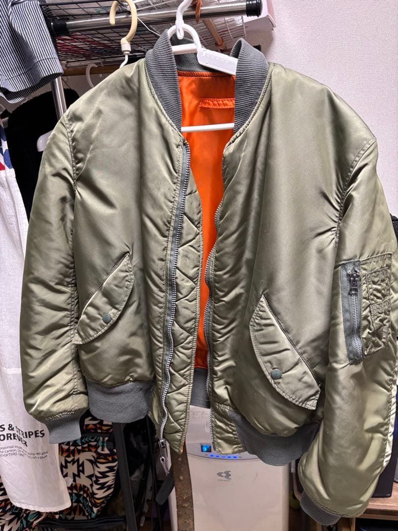 MA-1 alpha made in USA フライトジャケット南王