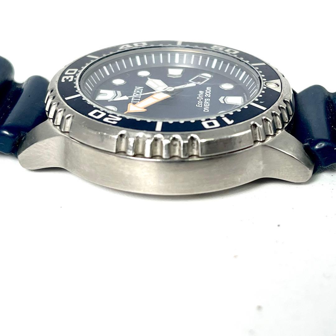 【稼働品】シチズン ダイバーズウォッチ エコドライブ E168-S100631