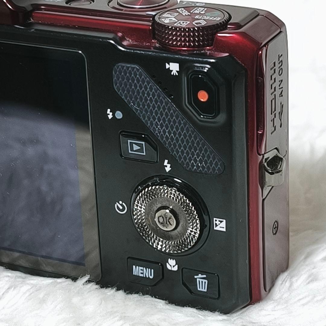 美品✨ NIKON COOLPIX S9300 レッド コンデジ デジカメ