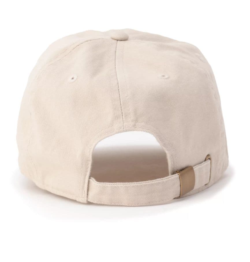 BLAMINK ベージュキャップ ロゴ刺繍