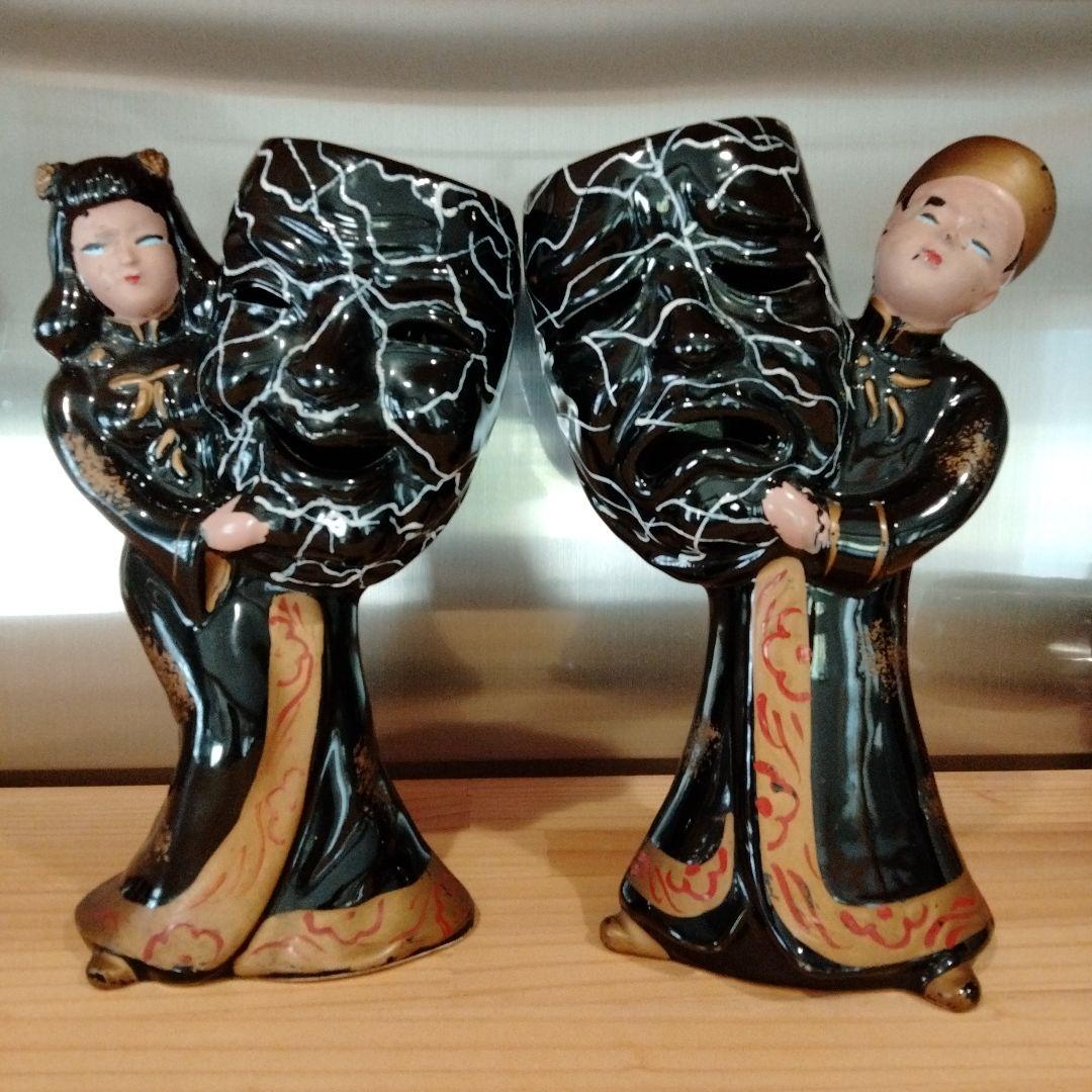 ペ*ン様 50s ツーフェイス　壁掛け　two face ビンテージ　ロカビリー