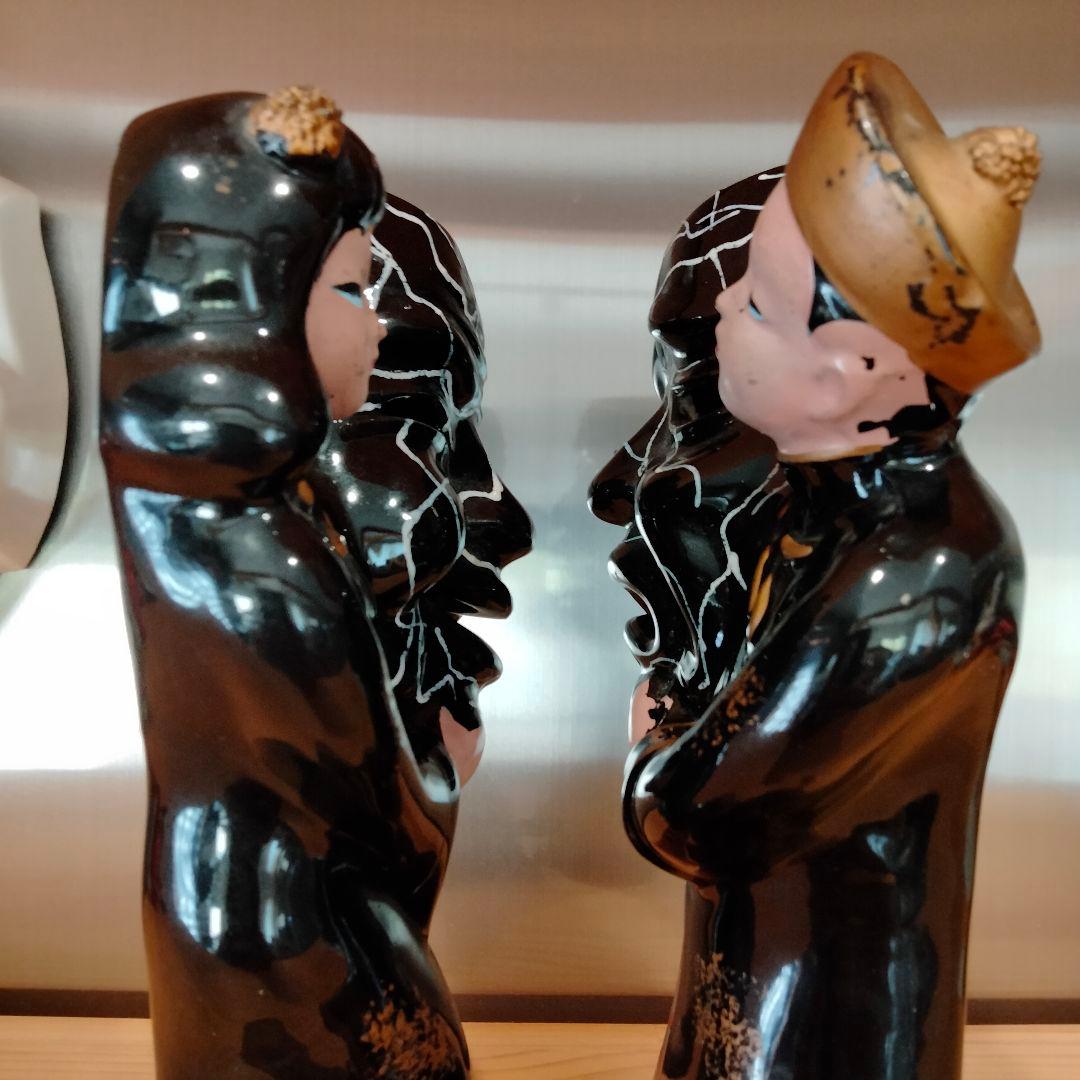 ペ*ン様 50s ツーフェイス　壁掛け　two face ビンテージ　ロカビリー