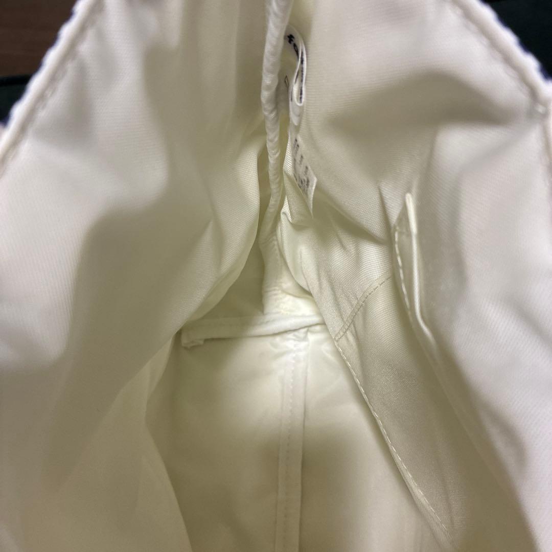 familiar 横浜限定ストライプフリル トートバッグ