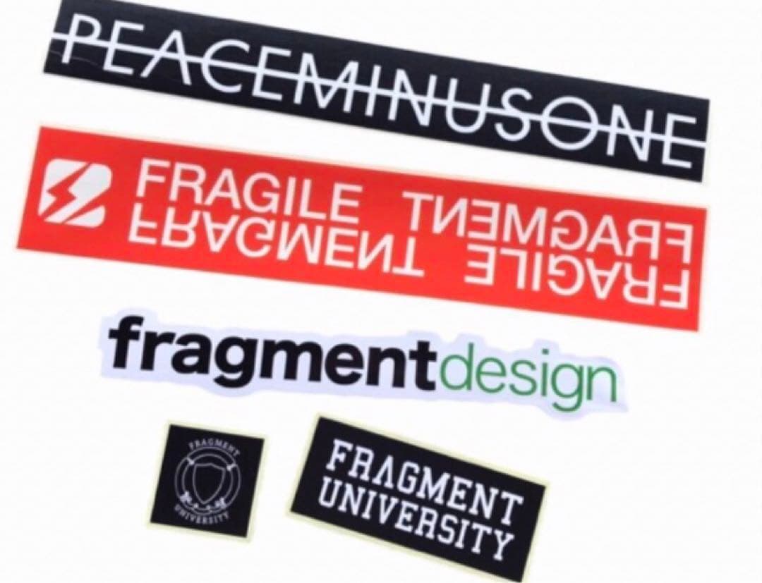 FRAGMENT藤原ヒロシ & PEACEMINUSONE ステッカー