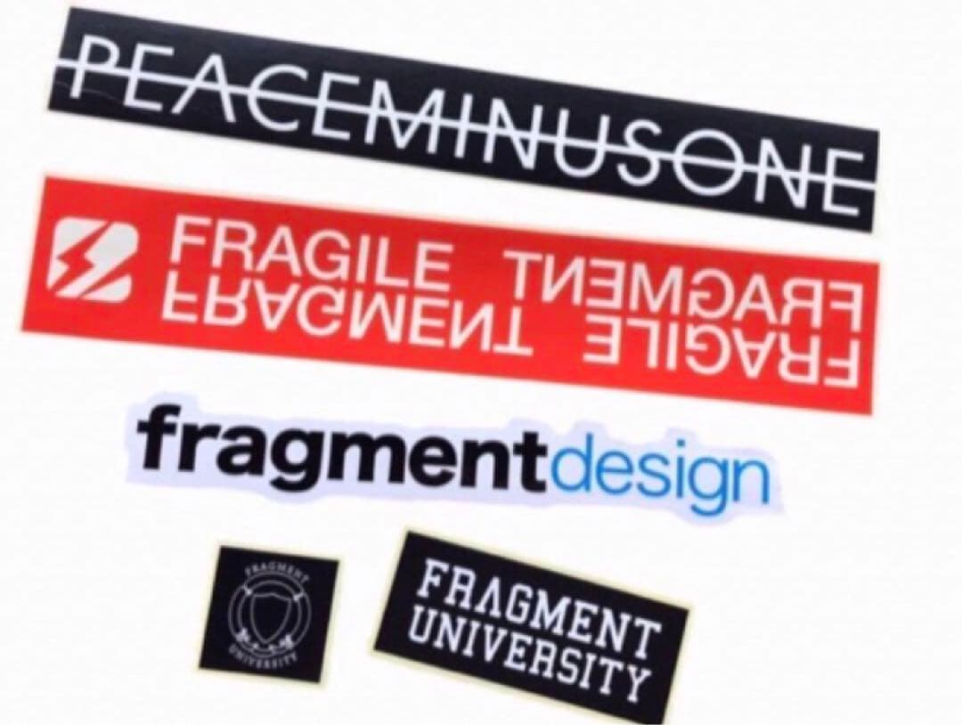 FRAGMENT藤原ヒロシ & PEACEMINUSONE ステッカー