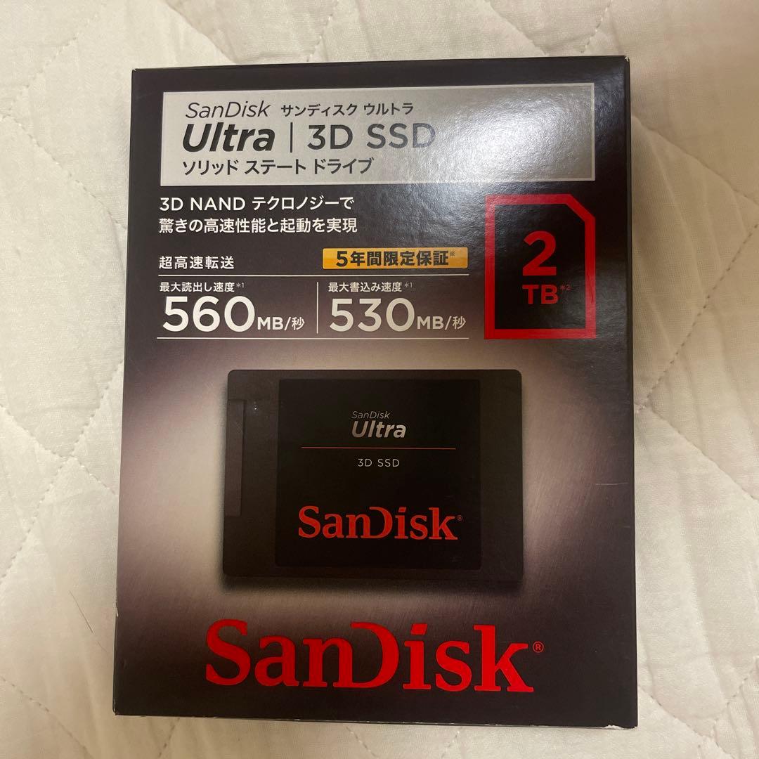 内蔵型SSD SanDisk Ultra 3D SSD 2TB