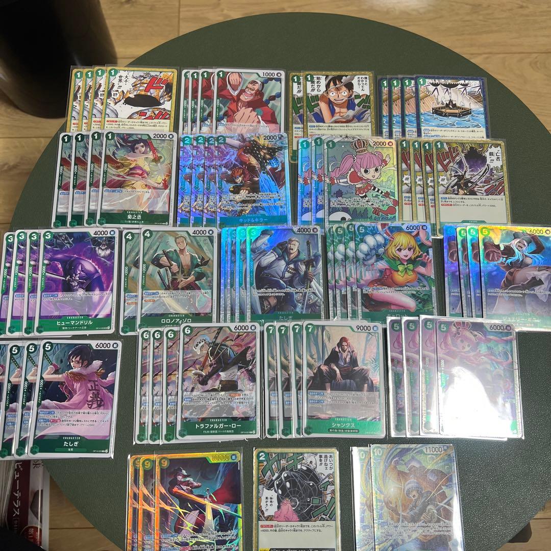 緑ミホーク　デッキ　ガチ構築　写真確認お願いします。値下げしました。