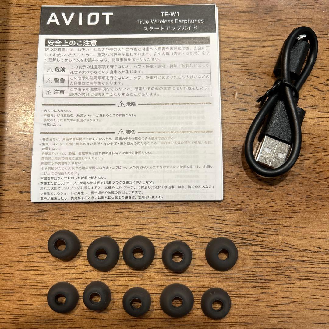 AVIOT TE-W1 ワイヤレスイヤホン