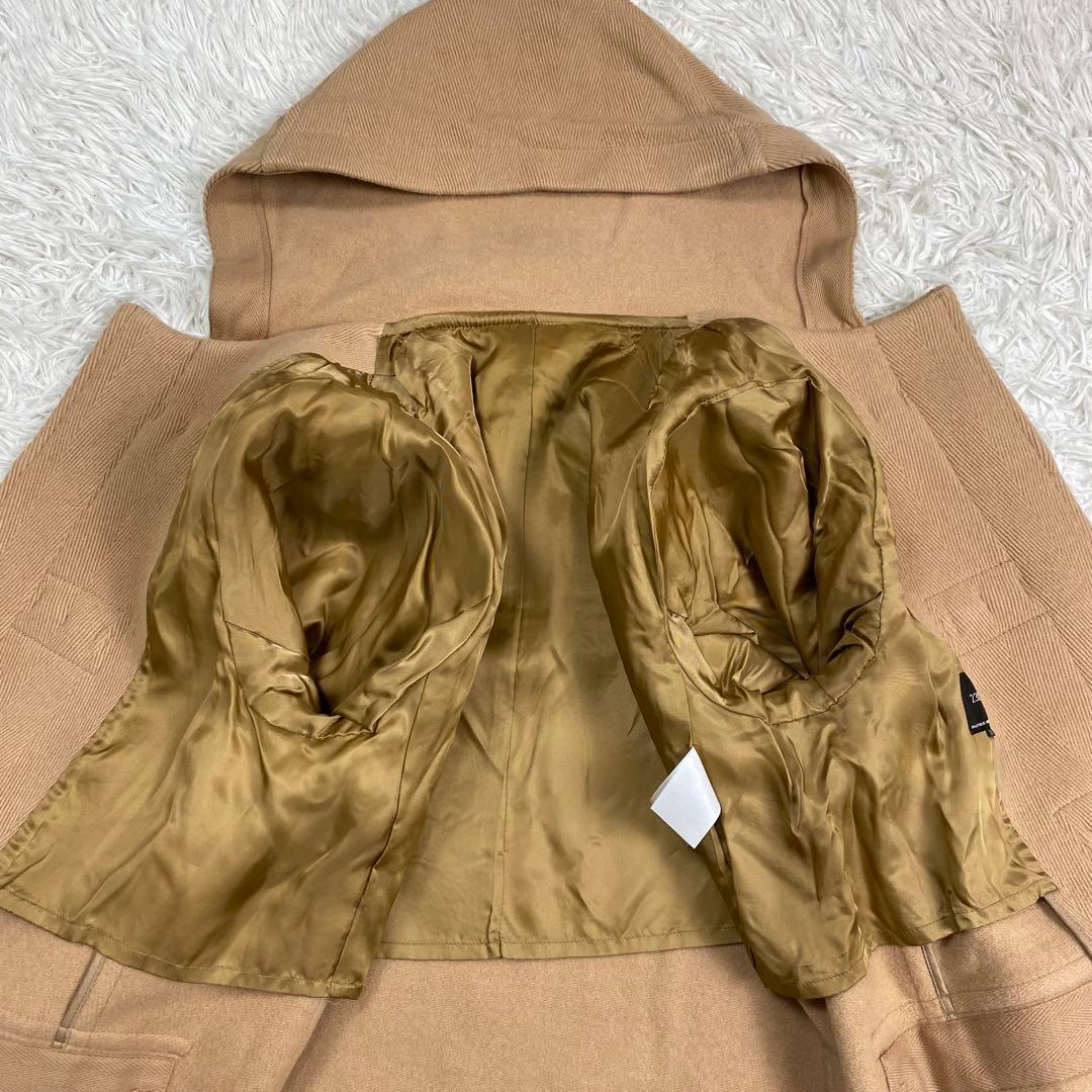極美品✨近年 23区 ヘリンボーン ダッフルコート ロング丈 キャメル 38
