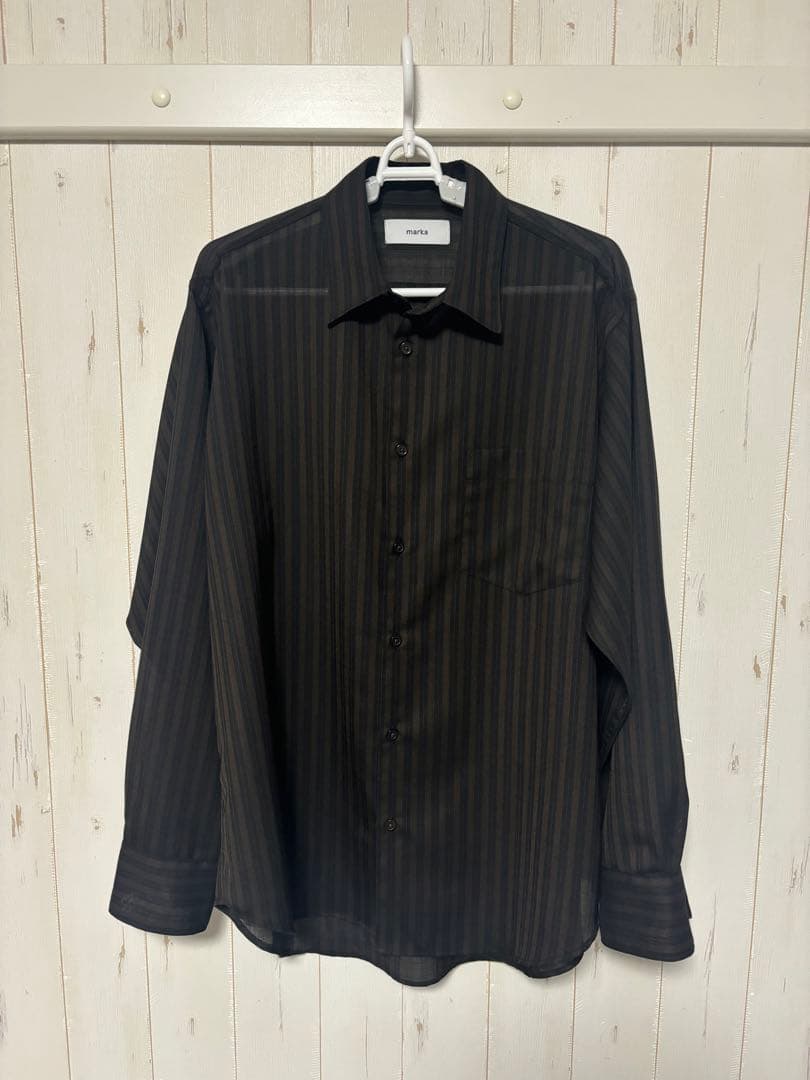 markaware ストライプシャツ サイズ1 定価29700円