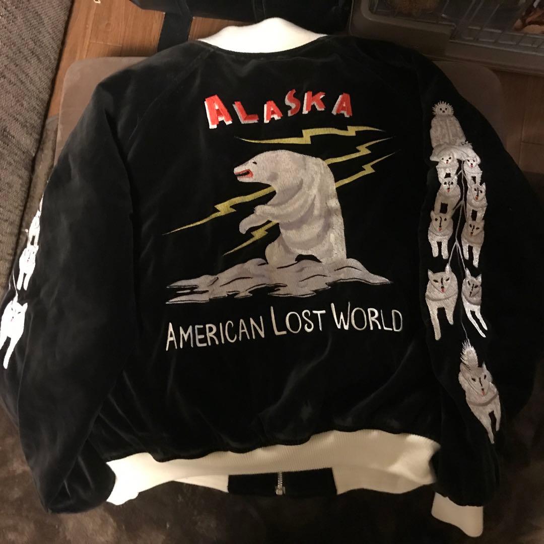 ALASKA AMERICAN LOST WORLD スカジャン