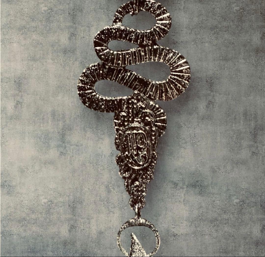 ★1点物★ジャンポールゴルチエ★スネーククロスカルマアンティークネックレス