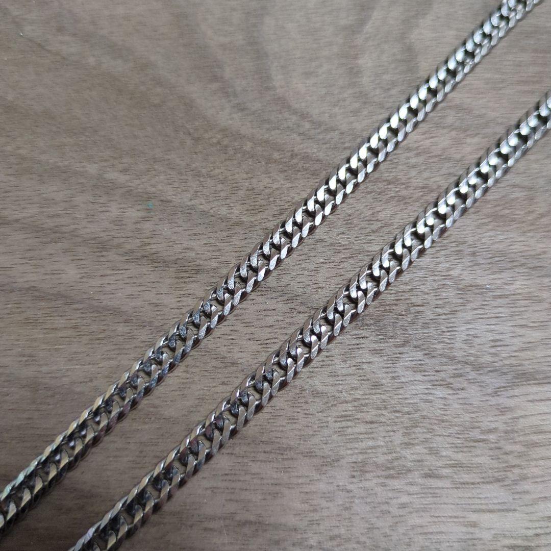 約50cm 6面カット シルバー925 喜平ネックレス