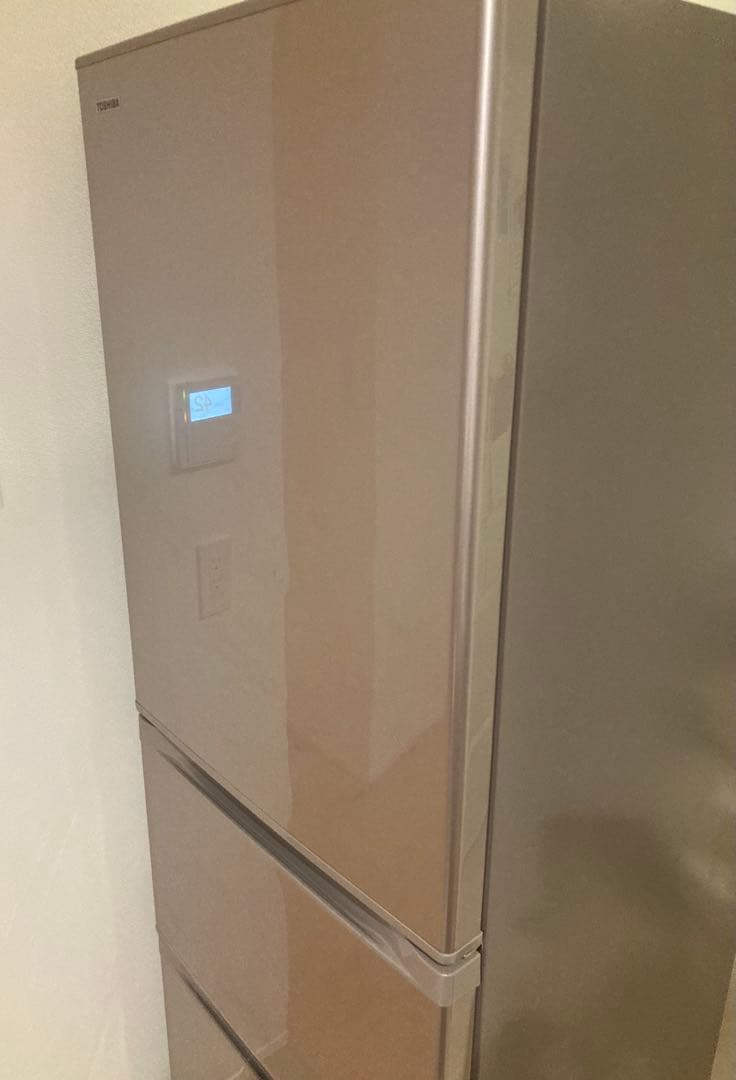 冷蔵庫　TOSHIBA 東芝　GR-H38S 消毒　清掃済み　冷凍庫　右開き