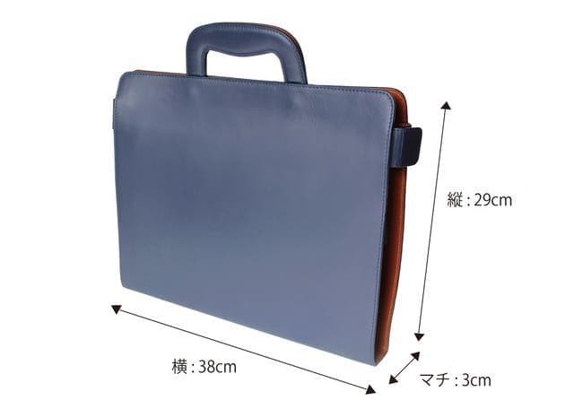 限定 68％オフ カービング 新品 PC ケース ポケット付 ブラウン 本革