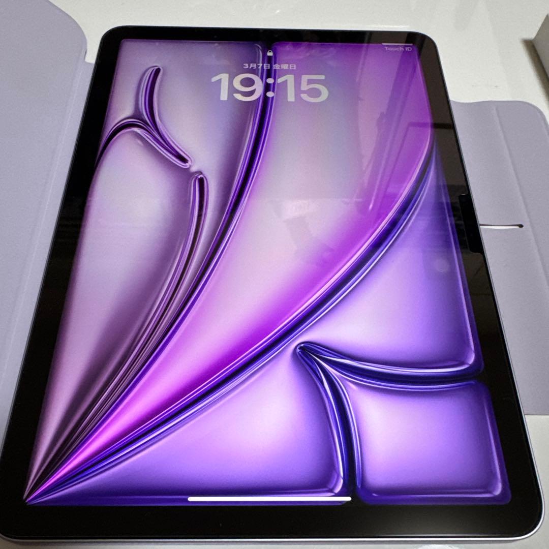 Apple2024 11インチＭ2iPad Air(パープル）4点セット