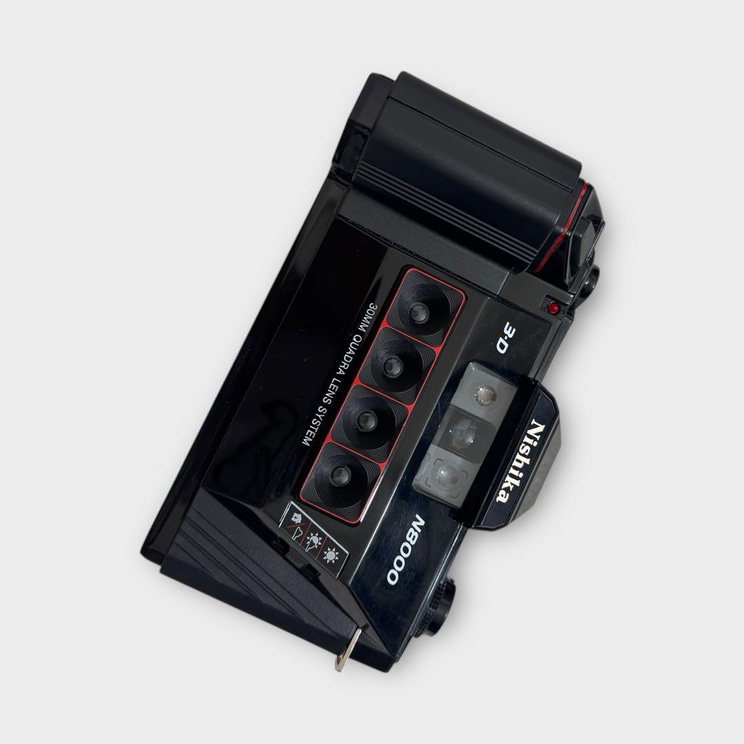 9353.Nishika N8000 3D 四眼カメラ ストロボ 3010