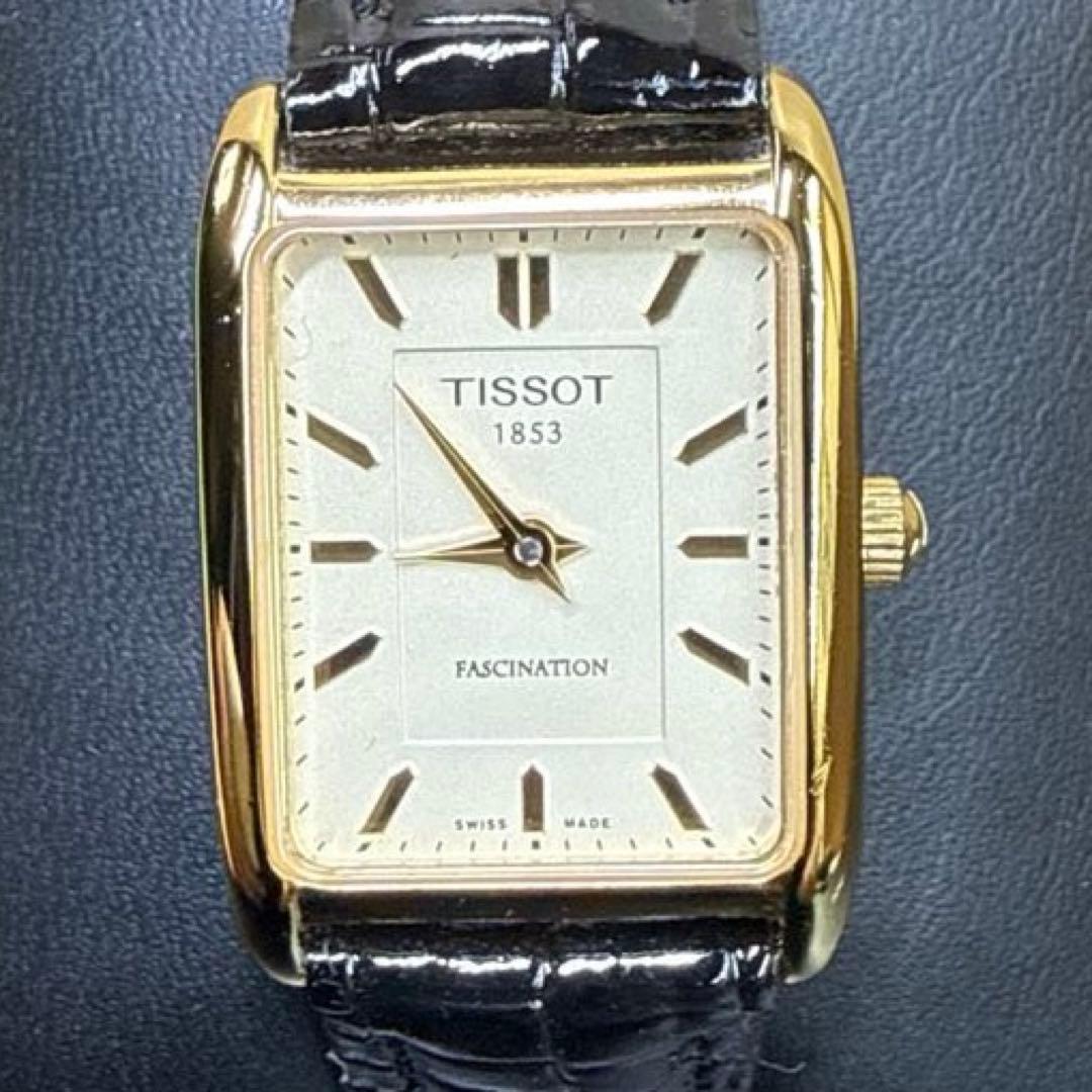 腕時計 TISSOT ティソ FASCINATION T815 スクエア 2針