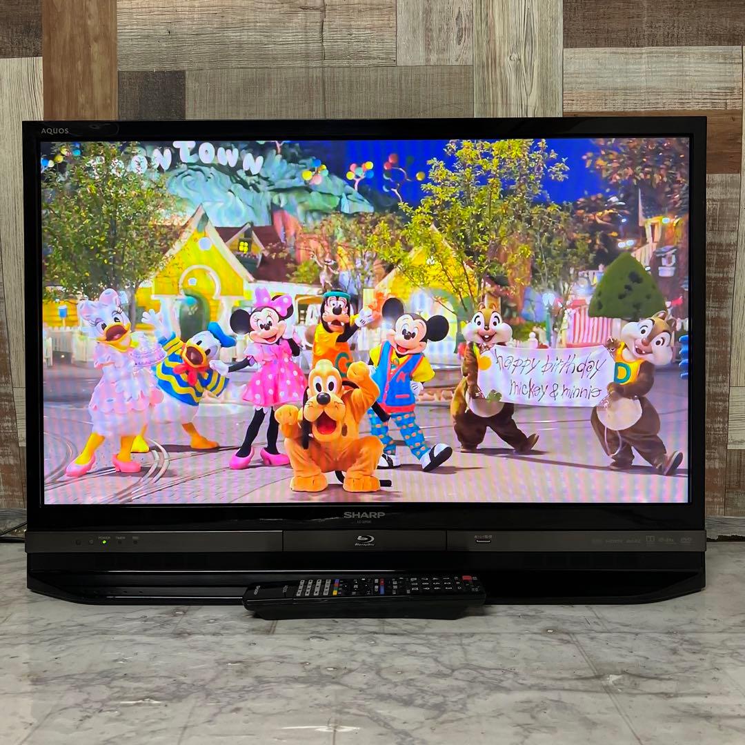 即日受渡❣️全国送料込シャープ ブルーレイ・HDD搭載32型TV録画ダビング機能付